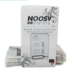 Adaptér SIM - NOOSY Blister 3v1 biely