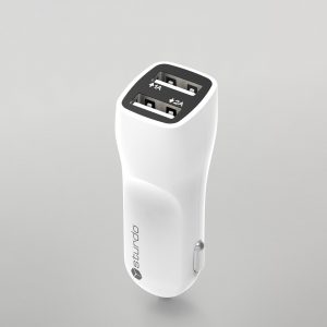 STURDO autonabíjačka 2x USB 2A biela