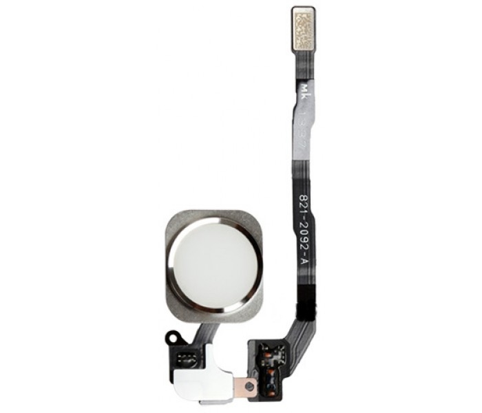 Flex Home button iPhone 5S/SE bielo-strieborný