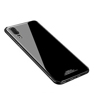 Puzdro GLASS Case - Huawei P20 čierne