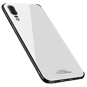 Puzdro GLASS Case - Huawei P20 biele
