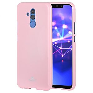 Puzdro Mercury Jelly Huawei Mate 20 LITE svetlo-ružové