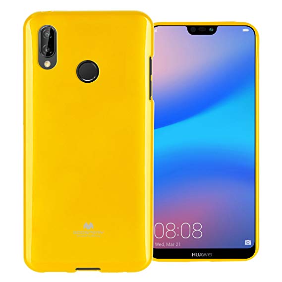 Puzdro Mercury Jelly Huawei P SMART žlté