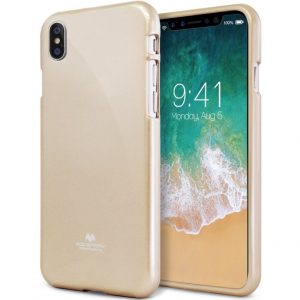 Puzdro Mercury Jelly iPhone X/XS zlaté