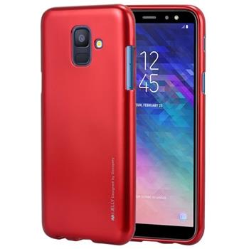 Puzdro Mercury i-Jelly Samsung Galaxy A6 Plus 2018 červené