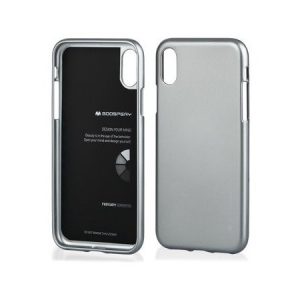 Puzdro Mercury i-Jelly iPhone XR šedé
