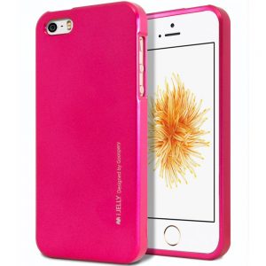 Puzdro Mercury i-Jelly iPhone 5/5S/SE ružové