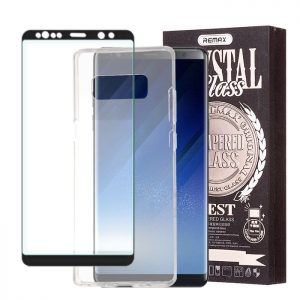 Puzdro REMAX Crystal Samsung Galaxy Note 8 + REMAX 5D ochranné tvrdené sklo čierne #00000503