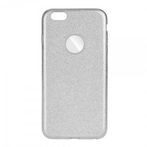 Puzdro Shining Case Samsung Galaxy J4 PLUS strieborné