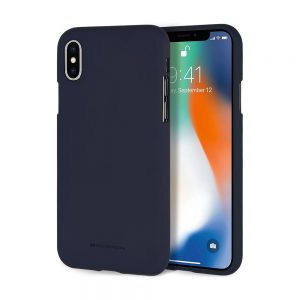 Puzdro Soft Feeling Mercury iPhone X/XS modré
