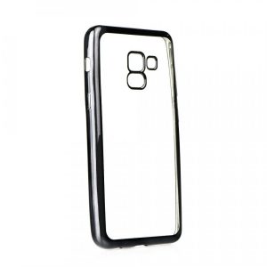 Puzdro Back Case Samsung Galaxy A5 2017 transparentné s čiernym okrajom