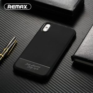 Puzdro REMAX Vigor Carbon iPhone X/XS čierne