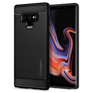 Puzdro Etui SPIGEN - Rugged Armor Samsung Galaxy Note 9 čierne