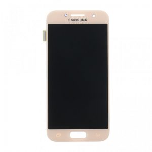 Samsung Galaxy A3 2017 (A320) - Originál LCD displej a dotyková plocha ružový (Service Pack)
