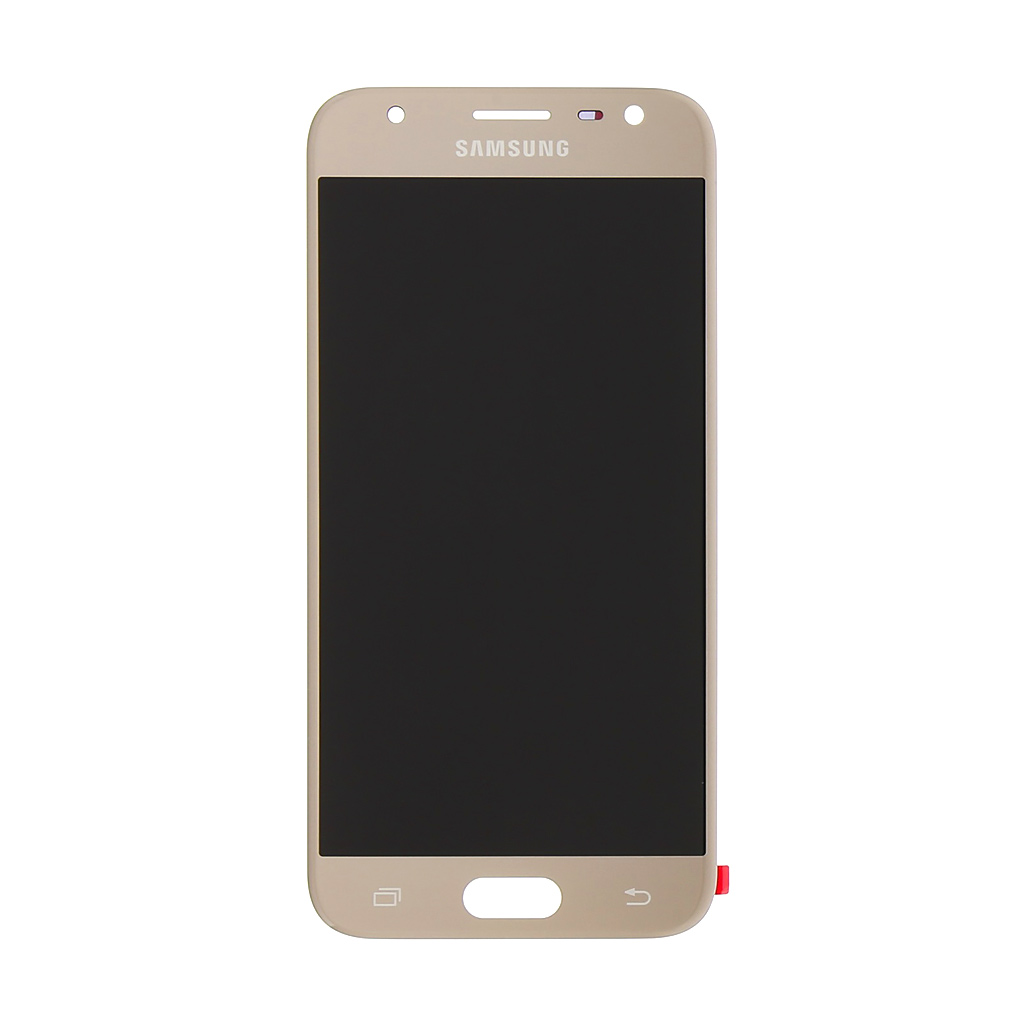 Samsung Galaxy J3 2017 (J330) - Originál LCD displej a dotyková plocha zlatý (Service Pack)