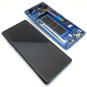 Samsung Galaxy Note 8 (N950F) - Originál LCD displej a dotyková plocha s rámom modrý (Service Pack)