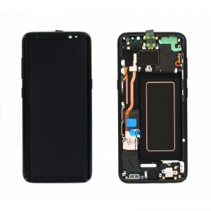 Samsung Galaxy S8 (G950F) - Originál LCD displej a dotyková plocha s rámom čierny (Service Pack)