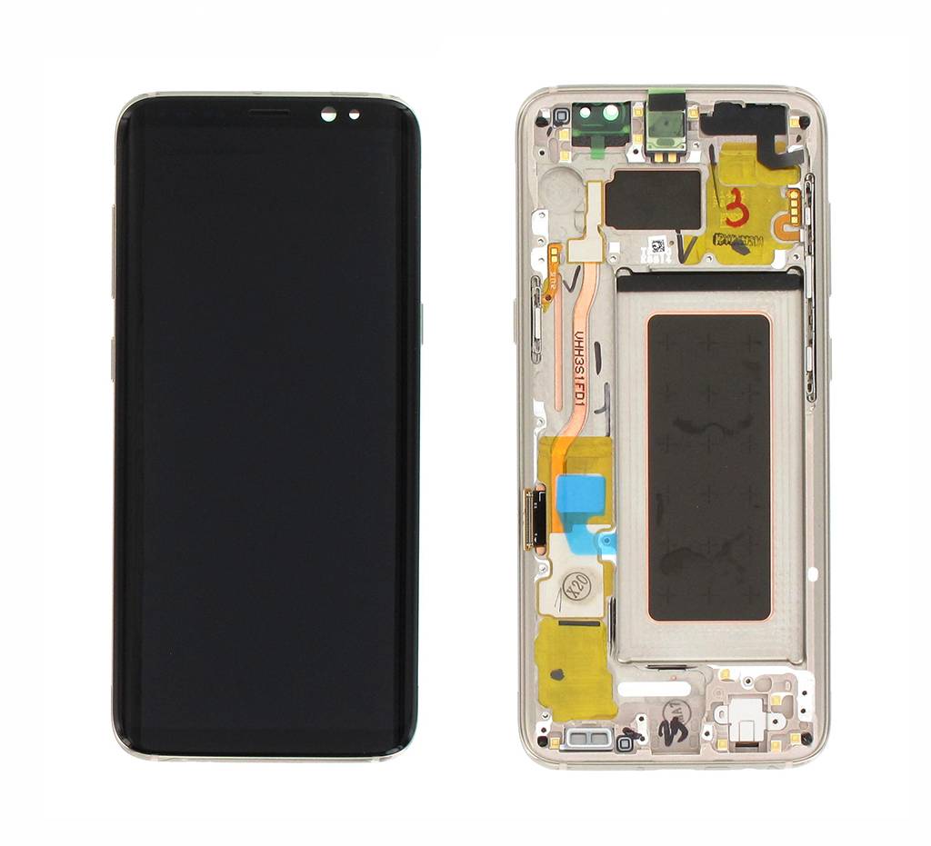 Samsung Galaxy S8 (G950F) - Originál LCD displej a dotyková plocha s rámom zlatý (Service Pack)
