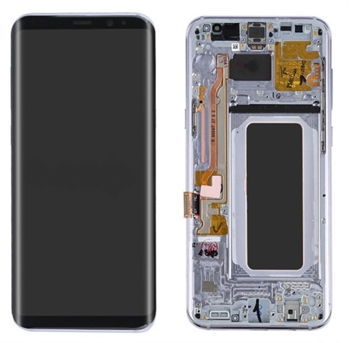 Samsung Galaxy S8 (G950F) - Originál LCD displej a dotyková plocha s rámom fialový (Service Pack)