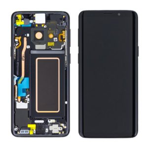 Samsung Galaxy S9 (G960F) - Originál LCD displej a dotyková plocha s rámom čierny (Service Pack)