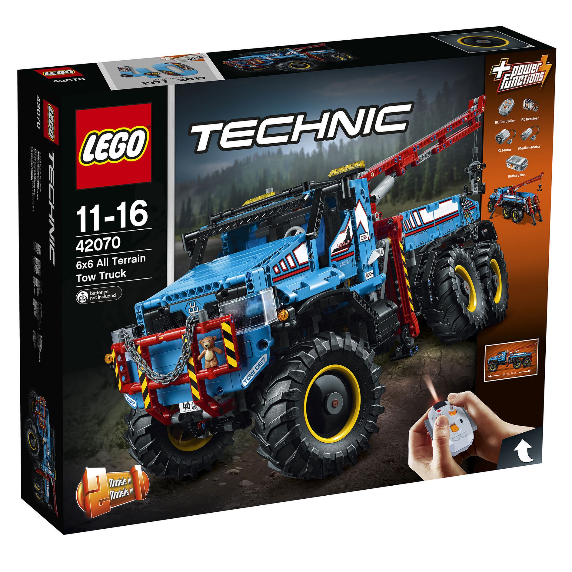 LEGO Technic 42070 RC 6x6 Terénny odťahovač