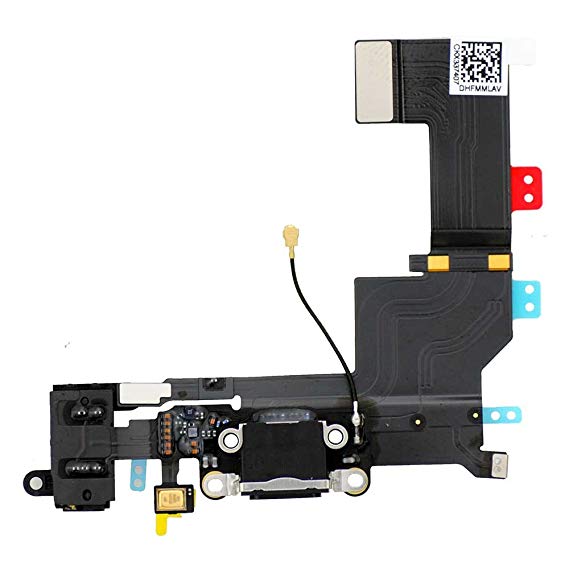 Flex nabíjania iPhone 5S čierny