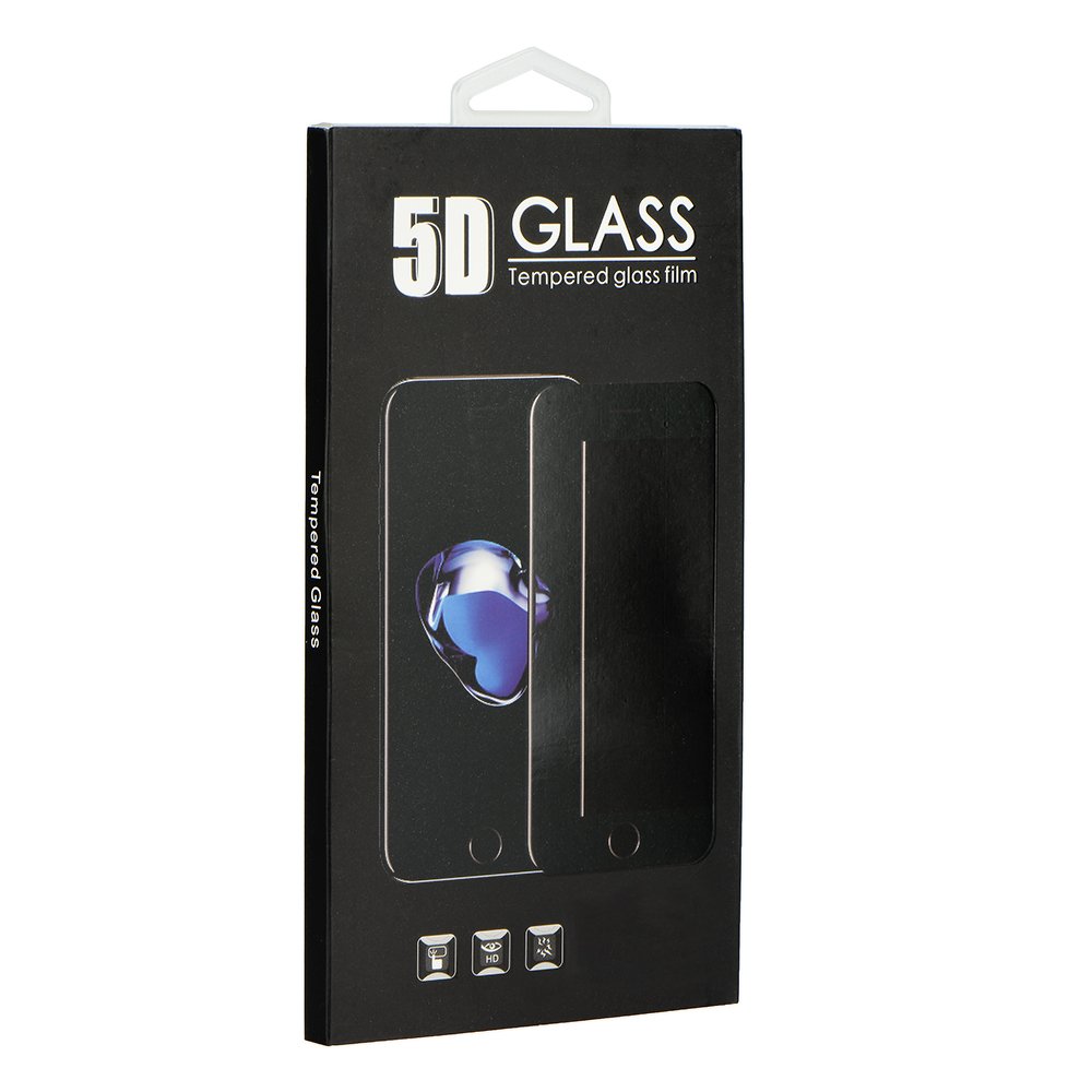 5D Glass Full Glue ochranné tvrdené sklo - Samsung Galaxy A750/A7 2018 čierne #00000969