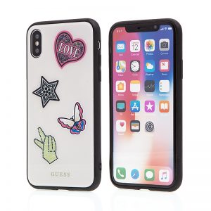 Puzdro Guess Iconic TPU Case iPhone X/XS farebné