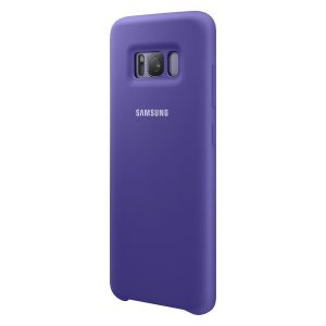 Puzdro Samsung EF-PG955TVE Silicone Cover pre Galaxy S8 Plus fialové