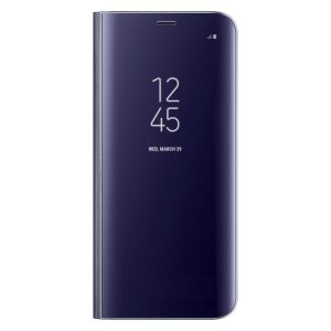 Knižkové puzdro Samsung EF-ZG955CVE Clear View Cover Galaxy S8 Plus fialové