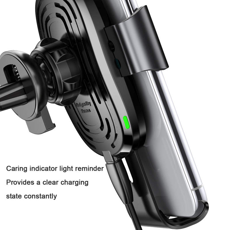 BASEUS držiak do mriežky Wireless Charger Gravity s QI bezdrôtovým nabíjaním WXYL-09 červený – Obrázok 7