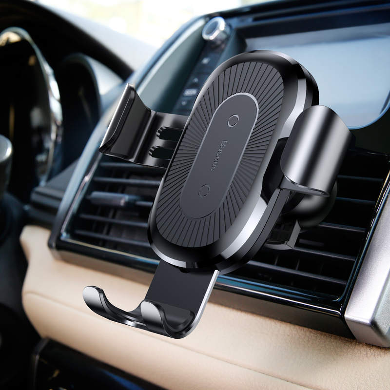BASEUS držiak do mriežky Wireless Charger Gravity s QI bezdrôtovým nabíjaním WXYL-09 červený – Obrázok 2