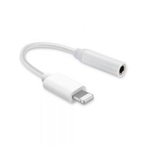 Audio 3,5mm Jack adaptér s koncovkou Lightning OEM