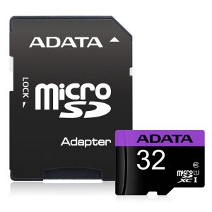 Pamäťová karta Micro SDHC A-DATA 32GB Class 10 + adaptér