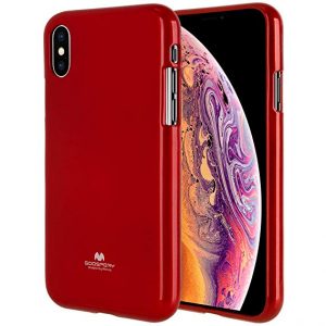 Puzdro Mercury Jelly iPhone XS Max červené