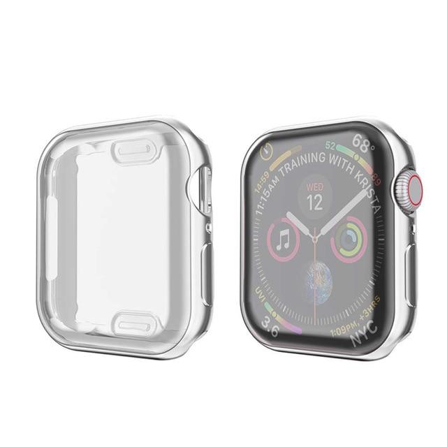 KINGMAS puzdro 360 Slim Apple Watch Series 2/3 42mm strieborný rám CA00055E