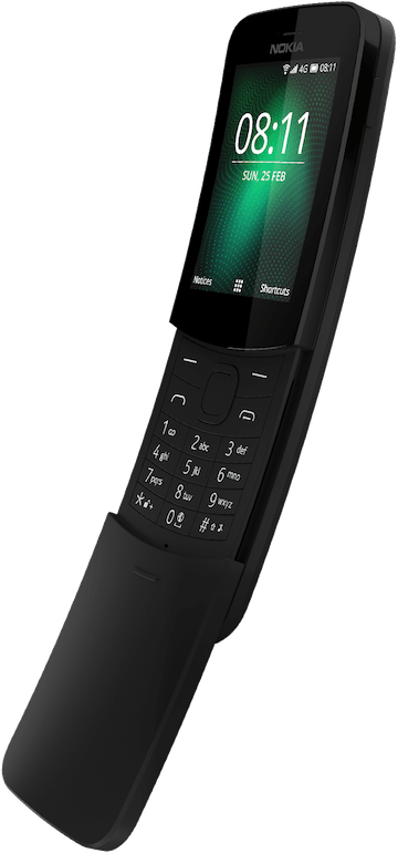 NOKIA 8110 4G SINGLE SIM ČIERNA – Obrázok 3
