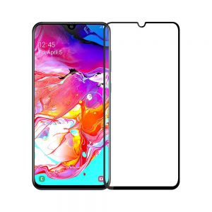 KINGMAS ochranné tvrdené sklo PRO+ Fullcover - Samsung Galaxy A70 čierne GA00015E
