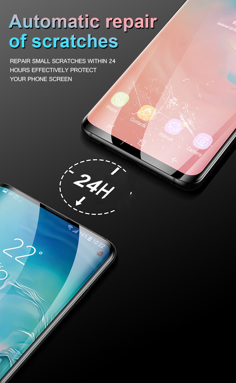 KINGMAS ochranná Hydrogel fólia - Samsung Galaxy Note 10 transparentná GA00046E – Obrázok 2