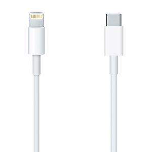 Dátový kábel iPhone Type C - Lightning 1m biely