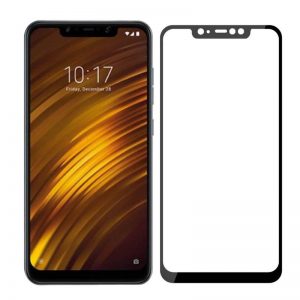 KINGMAS ochranné tvrdené sklo 5D Full Glue - Xiaomi Pocophone F1 čierne GA00051E