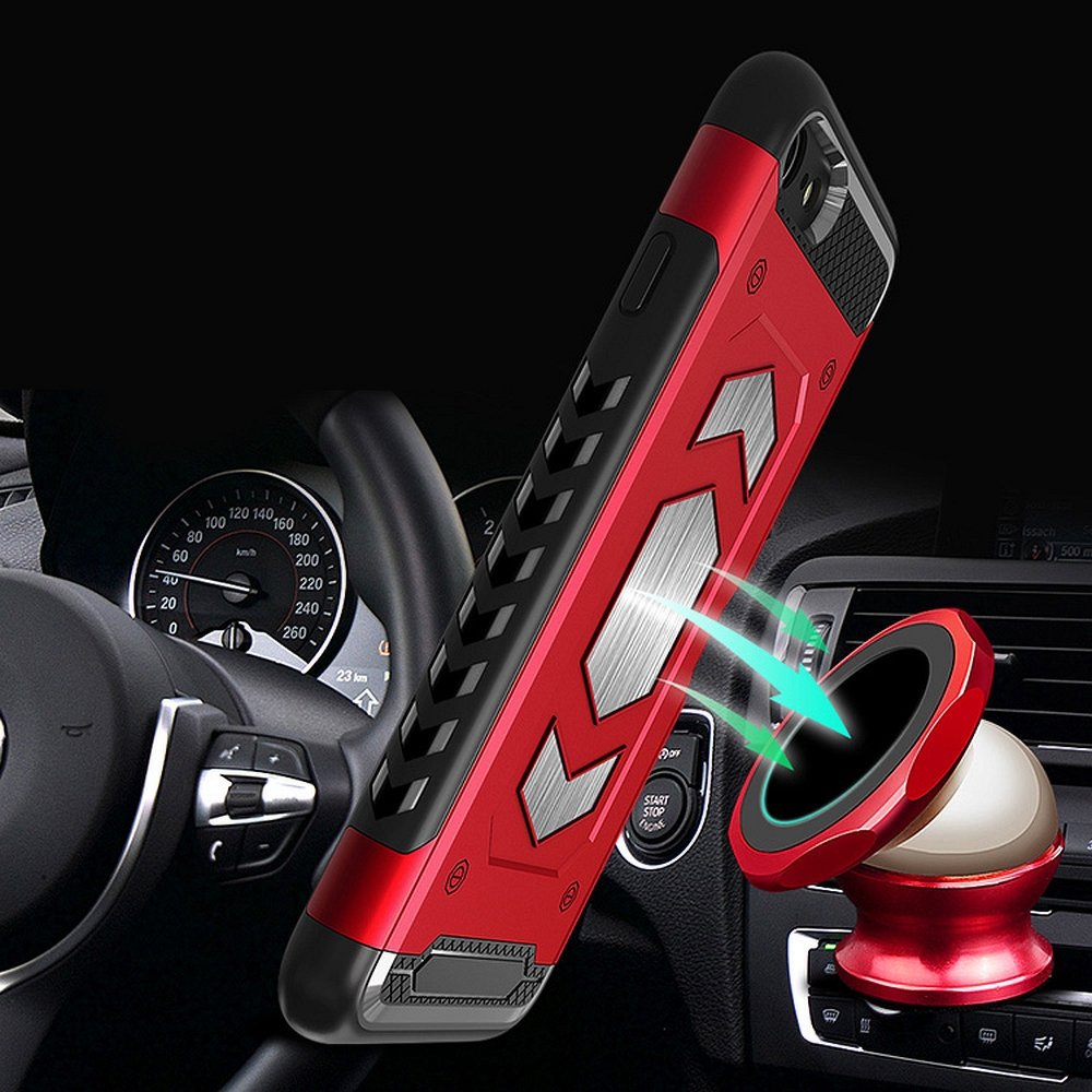 Puzdro Forcell MAGNETIC iPhone 5/5S/SE červené – Obrázok 2