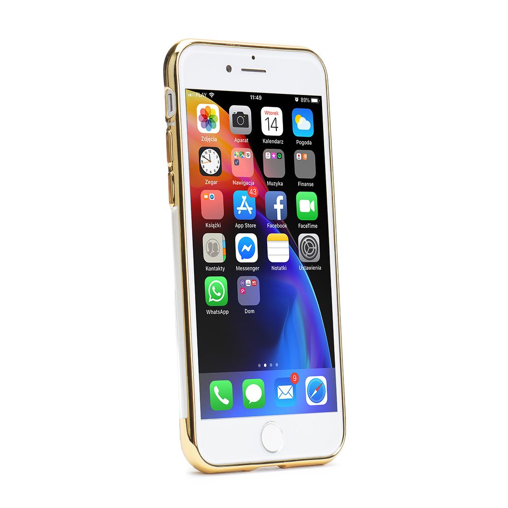Puzdro Forcell NEW ELECTRO Huawei P30 Lite zlaté – Obrázok 3