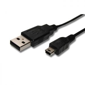Dátový kábel MINI USB (Motorola V3) 2m čierny