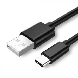Dátový kábel Forcell USB – Type C 2.0 (2m) čierny