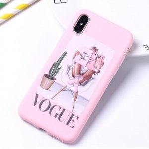 Fashion puzdro Candy "Vogue" iPhone XS Max svetlo-ružové