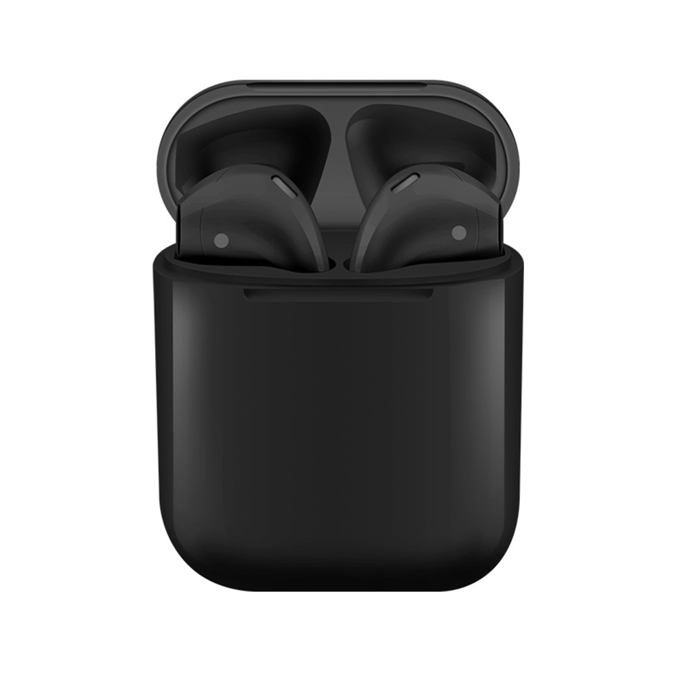 Slúchadlá Bluetooth i12 TWS Power Bank čierne