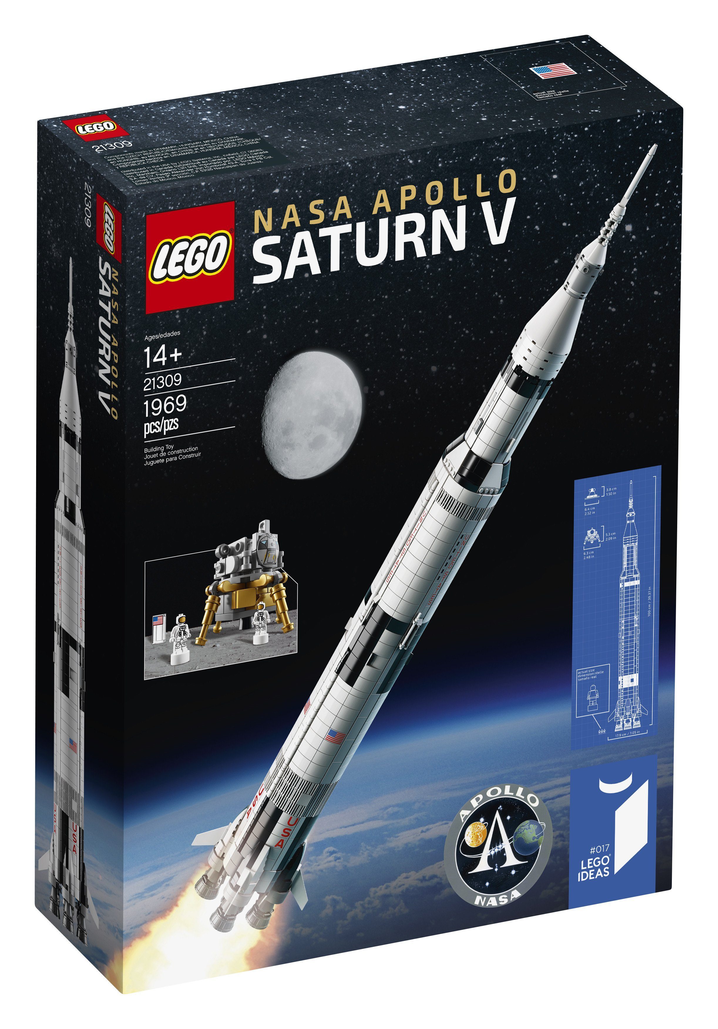 LEGO Ideas 21309 NASA Apollo Saturn V – Obrázok 3