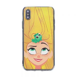 Puzdro Disney Rapunzel a Pascal 001 Samsung Galaxy S8 žlté