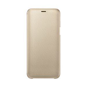 Knižkové puzdro Samsung EF-WJ600CFE Galaxy J6 2018 Wallet Cover zlaté